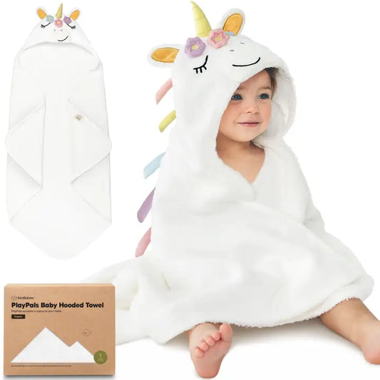 serviette de bain à capuche pour bébé et enfant 100% coton biologique